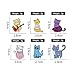 6pcs Funny Kawaii Cat Enamel Pins for Backpacks -Cute Cartoon Animal Brooches Cat Pins for Jackets, Hats, Bags - Unique Decorative Lapel Pins Gift for Women, Teens