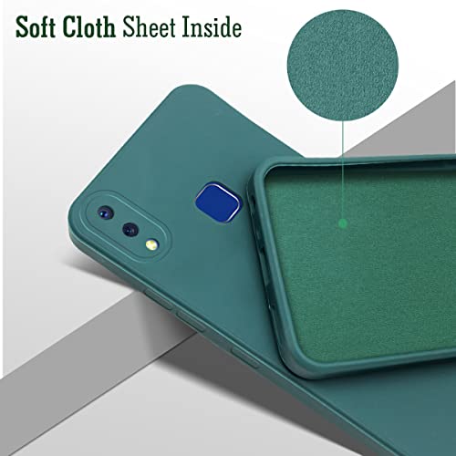 Image of Jkobi Back Cover Case for Vivo Y95 | Vivo Y93 | Vivo Y91 (Inside Fiber Cloth | Smooth Matte Finish | Elegant Professional Look |Green)