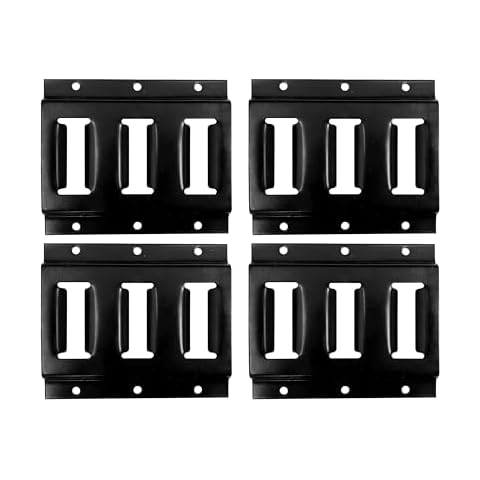 Mega Cargo Control (4 - Pack E-Track Tie-Down Rail | Horizontal Steel Galvanized E-Track for Motorcycle ATV Trailer, Pickup Truck, Enclosed Van Trailer and Flatbed Trailers (6") Cover