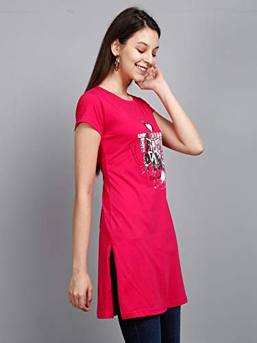 Image of FLEXIMAA Women's Half Sleeve T-Shirt - P