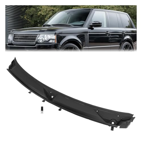 JMTAAT Windshield Wiper Cowl Panel Grille Compatible with 2003-2012 Land Rover Range Rover Full Size L322 Replace for LR022997 DWD000010PMD DWD000011PMD Air Inlet Window Cover Plastic(PP+TPE)