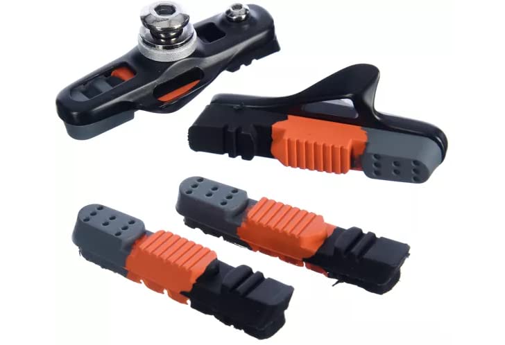 Brake Holders & Pads + Spare Pads for BROMPTON, Black