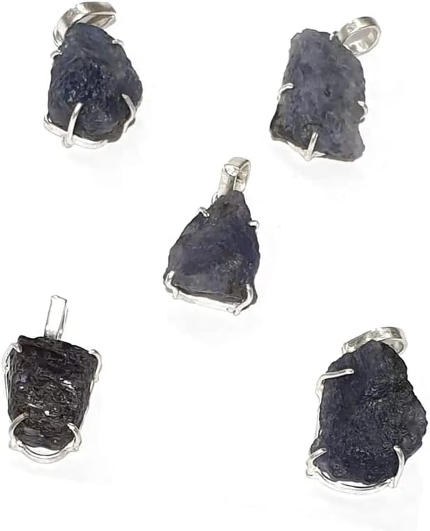 Aleafa Armlet Presents Natural Rough Blue Aventurine Pendant for Reiki and Crystal Stone Pendant (Color Blue) #Aport-0205