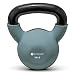 GYMENIST Kettlebell Fitness Iron Weights with Neoprene Coating Around The Bottom Half of The Metal Kettle Bell