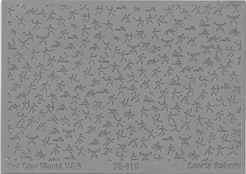 FlexiStamps Texture Sheets Sports Aplenty Design - 1 Pc.