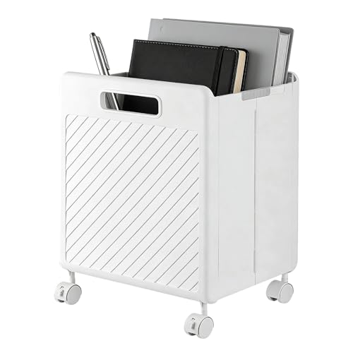 Panier à linge avec roulettes grand bac roulant pliable