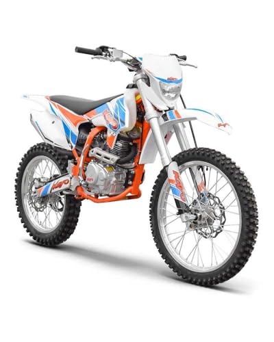 T-MOTO Moto da Cross Kayo K2 250cc Ruota 21/18 Benzina, Motocross 4 Tempi Altezza 116 cm, Moto cross a Benzina Uso Off Road Cambio a 5 Rapporti