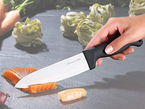 PEARL Chef's Knives - Coltello in ceramica: Coltello da cuoco in ceramica con lama da 15 cm (Coltelli domestici in, regalo) - immagine 3