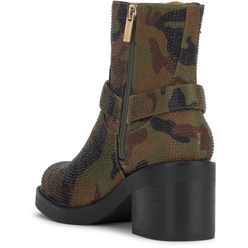 Jessica Simpson Womens Ceridwen Satin Block Heel Ankle Boots3