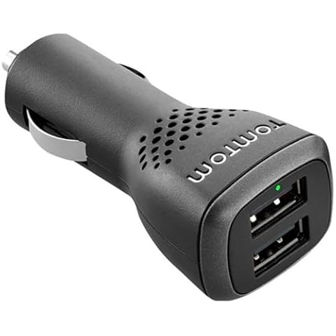 TomTom High Speed Dual Car Charger for Sat Navs Cover