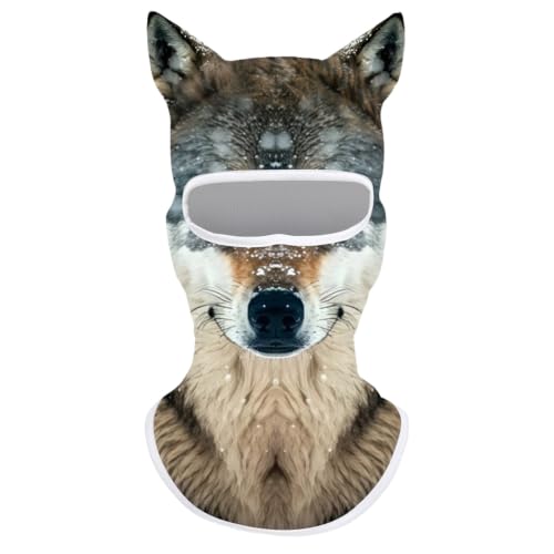 Halloween Masks for Adults 3D Printed Realistic Balaclava Cute Annimal Mask - image 1