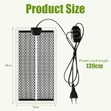 Adiwo tapis chauffant réglable pour terrarium, 15 x 28 cm, 7 W photo 2