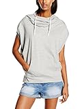 Waschmaschinenfest. Urban Classics Damen Ladies Sleeveless Terry High Neck Hoody Pullover, Grau (Grey 111), X-Small