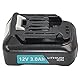 12V 3,0 Ah Li-Ionen Akku Ersatz für Makita BL1021B BL1015 BL1020B BL1041B BL1016 197396-9 632F59-1