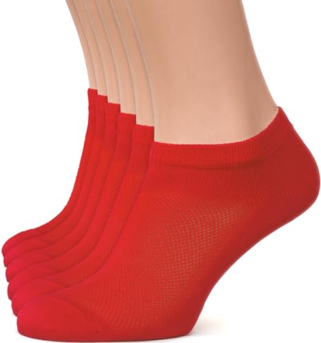 Image of Duna Ankle Socks for Womens - Ultra Thin Breathable Cotton Sport Socks - Athletic, Running, Low Cut, No Show (4 and 6 pairs)