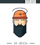 Surf Monkey® - Adjustable Padded Trucker Cap with Mesh - Men/Woman Caps Red - Image 5