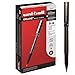 uni-ball Deluxe Rollerball Pens, Micro Point (0.5mm), Red, 12 Count