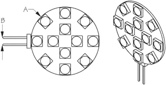 Sea Dog 442942-1 - G4 Base 200 Lm Warm White Horizontal LED Base Bulb