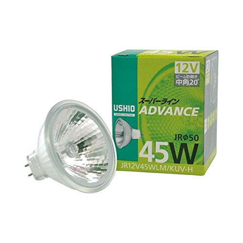 (まとめ) ウシオライティング ハロゲンランプ スーパーラインアドバンス 45W GU5.3口金 ミラー付 JR12V45WLM／KUV-H 1個  〔×5セット〕 【北海道・沖縄・離島配送不可】 Amazon | （まとめ） ウシオライティング ハロゲンランプ スーパー