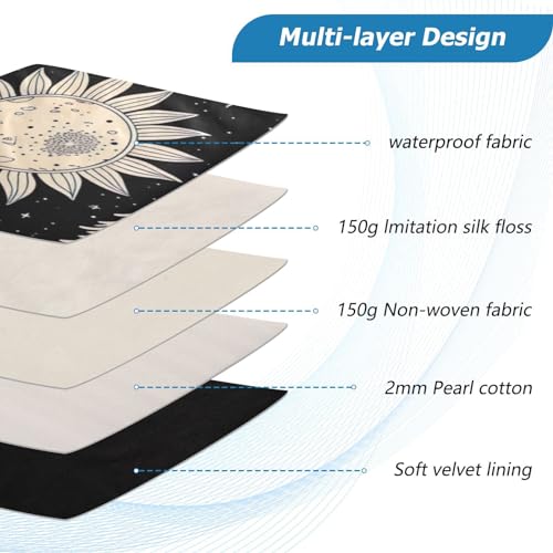 Funda para laptop 13-14 pulgadas impermeable con diseño floral miniatura 4
