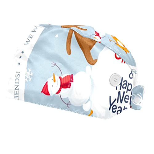 Chapeaux de travail animaux mignons de Noël - Finissez-en avec l'inconfort des charlottes jetables