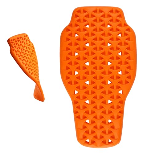 Protection dorsale de moto amovible 42 x 23 cm souple pour équipement motard et patinage