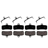 Pastillas de Freno 4 Parejas Mountain Bike Disc Freno Pastillas Semi - Metátiles Pastillas de Freno hidráulicas/Ajuste para Shimano Saint M810 M820 ZEE M640 H01
