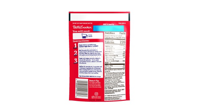 Betty Crocker Buttermilk Pancake and Waffle Mix, 6.75 oz. (Pack of 9)