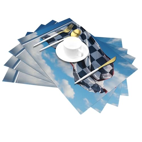Sets de table en vinyle antidérapant pour protéger des taches - 3