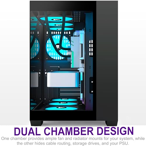 FOIFKIN F3 PC-Gehäuse – vorinstallierter 3 PWM ARGB-Lüfter, ATX Mid-Tower Gaming-PC-Gehäuse, mit Typ-C FOIFKIN F3 PC-Gehäuse – vorinstallierter 3 PWM ARGB-Lüfter, ATX Mid-Tower Gaming-PC-Gehäuse, mit Typ-C