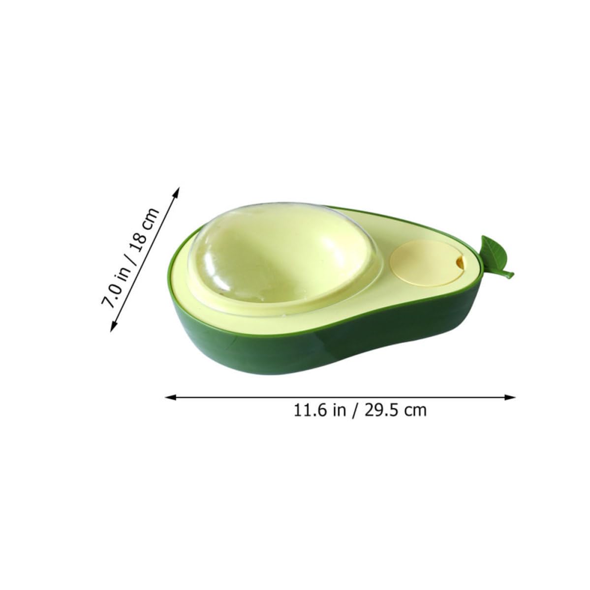 Abaodam 2 Piezas Comedero para Gatos en Forma de Fruta, Cuenco para Mascotas de Abs, Desmontable, para Proteger Las Articulaciones y Músculos Felinos
