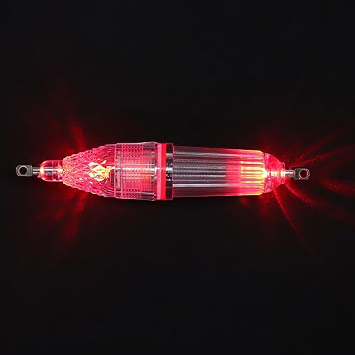Hemoton Battery Powered Underwater Fishing Light LED Fish Attracting Lamp for Night Fishing Portable Tool for Freshwater Saltwater Fishing Activities
