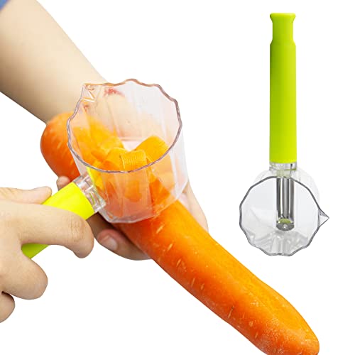 Éplucheur De Légumes, Acier Inoxydable Avec Boîte Éplucheur De Légumes Résistant Aux éclaboussures Idées De Cuisine Avec Poignée Éplucheur De Fruits Cover