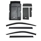 Vesul Compatible with Honda CR-V CRV 2025-2023 Tape on Window Deflector/ABS Insert Tray Storage Box Glove Pallet