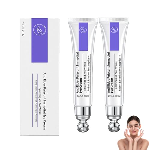 Anti Rides Puissant Immédiat, Wrinkle Power Filling Effet Immédiat au Rétinol, Combleur de Rides & Lisseur de Rides pour Yeux et Visage, Soin Hydratant &...