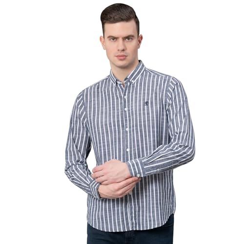 Image of Red Tape Casual Striped Regular Fit Shirt For Men | Comfortable & Breathable | Durable & Stylish