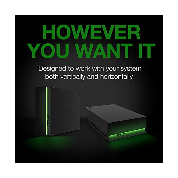 Seagate Game Drive Hub, 8TB, External Hard Drive Desktop, USB 3.2 Gen 1, Dual USB-C and USB-A ports, Xbox Certified, with RGB LED lighting, 3 year Rescue Services (STKW8000400) - Image 8