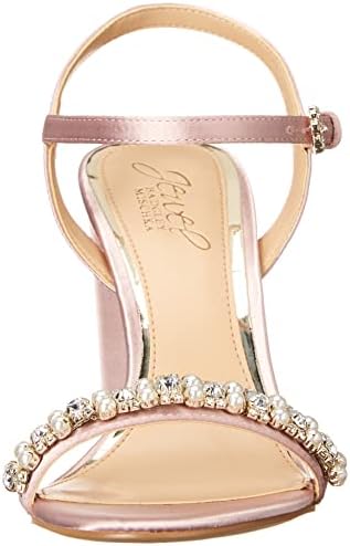 Jewel Badgley Mischka Dee Pearl and Crystal High Block Heels | Image 1
