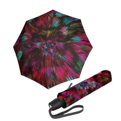 Paraguas Knirps T.200 Medium Duomatic Fashion Peacock Red paraguas de bolsillo automático