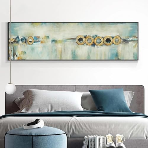 Affiche nordique art abstrait moderne grand format 60x145 - 3