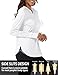 Cavva Womens Sun Protection Hoodie UPF 80+ UV Shirts Lightweight with Thumb Holes Dry Fit Tops Outdoor Running White L