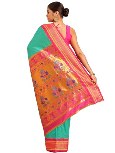 Varkala Silk Sarees paithani silk saree – image 3