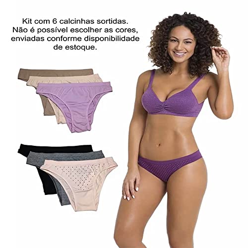 Kit 6 Calcinhas Sortidas Trifil - Tecnologia Sem Costura