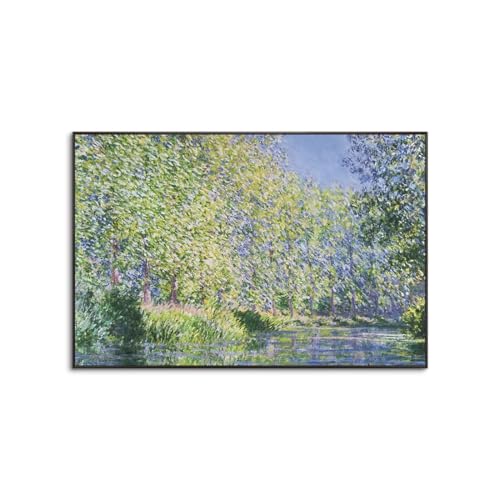 クロード・モネ アートパネル 世界の名作 フランス印象派の画家の傑作 風景画 海の絵 風景画 HDプリント レプリカ 自宅 寝室 絵画 バスルーム リビングルーム オフィス バー エントランス 幸運の絵画 完成品 アルミ合金枠きの完成品 (40x60cm(