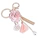 Produktbild Nuohuilekeji Stoff Blume Schlüsselanhänger Quaste Lang Schlüsselanhänger Frauen Handtasche Zum Aufhängen Decor  Pink