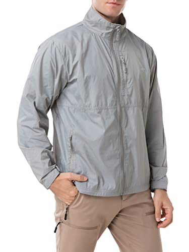 Image of Mens Windbreaker Jackets Lightweight Packable Jacket,Windproof and Dustproof