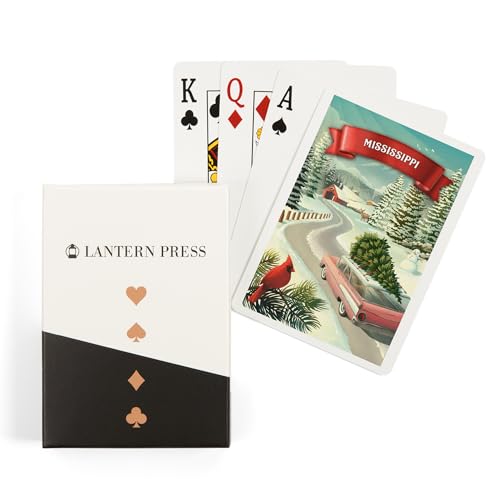 Lantern Press Mississippi Baraja de 52 Cartas Poker