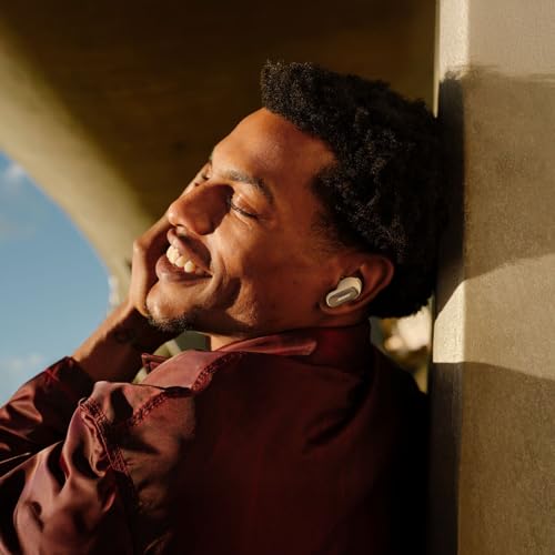 Image of Bose QuietComfort Ultra Earbuds (2nd Gen) - Wireless Noise Cancelling Earbuds with Mic, Immersive Audio, USB-C Charging, Up to 6 Hours Battery, IPX4 Rating, White Smoke