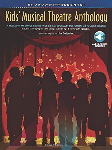 Livre chansons Broadway Presents Kids Anthology cadeau jeune chanteur