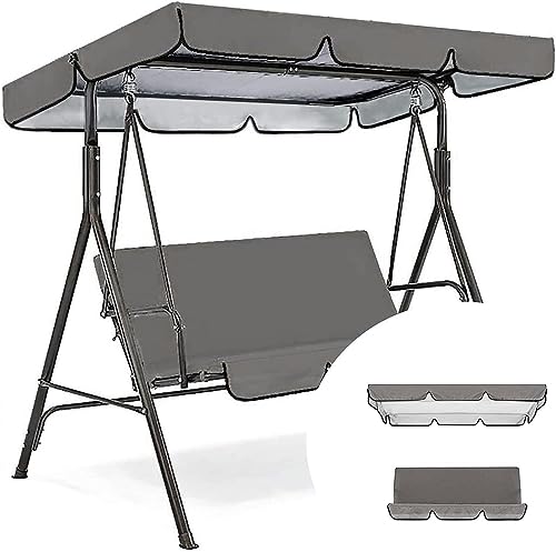 Funda de asiento de columpio para jardín que frena el desgaste por agua e intemperie 2